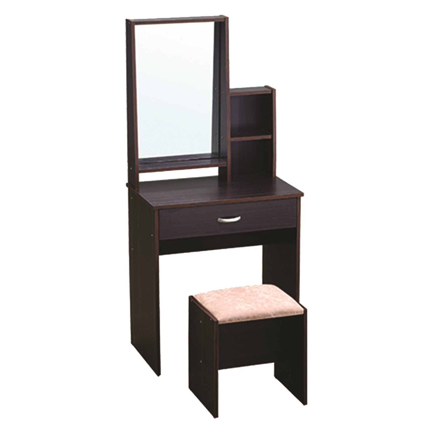 1509185 Kearny Dressing Table With Stool Light Cappuccino