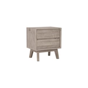 Madrid Bedside Table With 2 Drawer