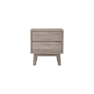 Madrid Bedside Table With 2 Drawer