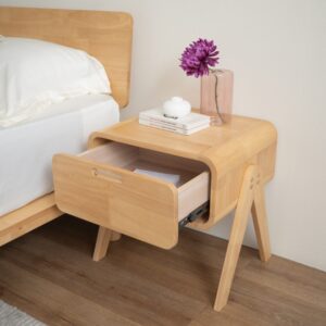 Angus Bedside Table (Solid)