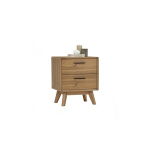 Toronto Bedside Table With 2 Drawer
