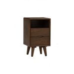 Yara Bedside Table With 2 Drawer