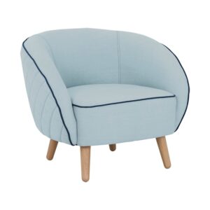 Brat Lounge Chair - Oak/Aquamarine/Jungle Green