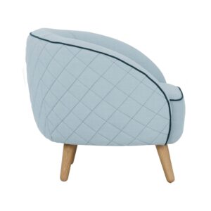 Brat Lounge Chair - Oak/Aquamarine/Jungle Green