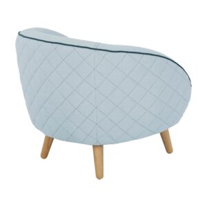 Brat Lounge Chair - Oak/Aquamarine/Jungle Green