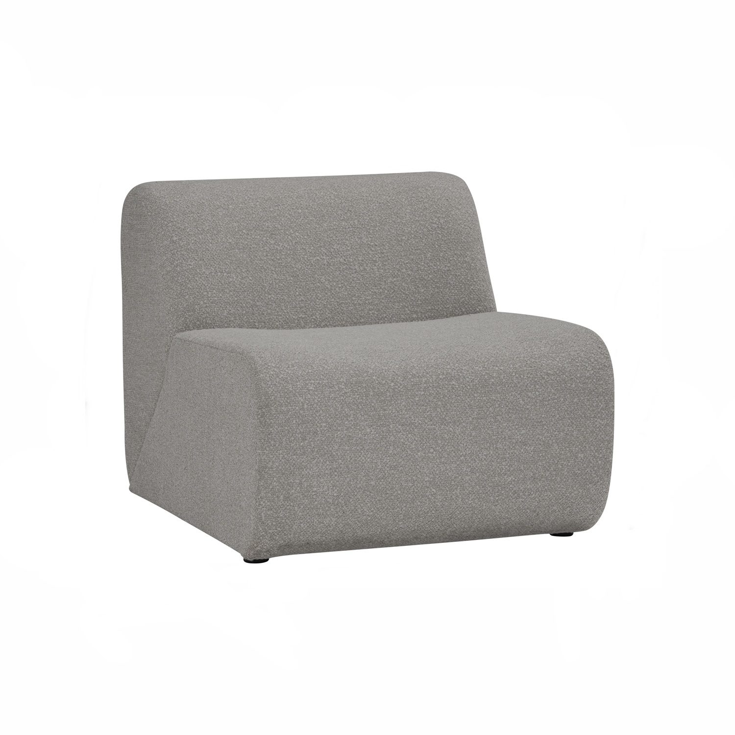 231405 Mazel 1 Seater Sofa - Ash Grey