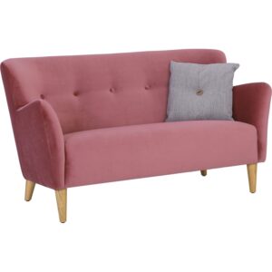 Cruiser 2 Seater - Oak/Dark Salmon