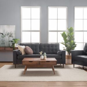 Royce 3 Seater Sofa - Cocoa/Seal