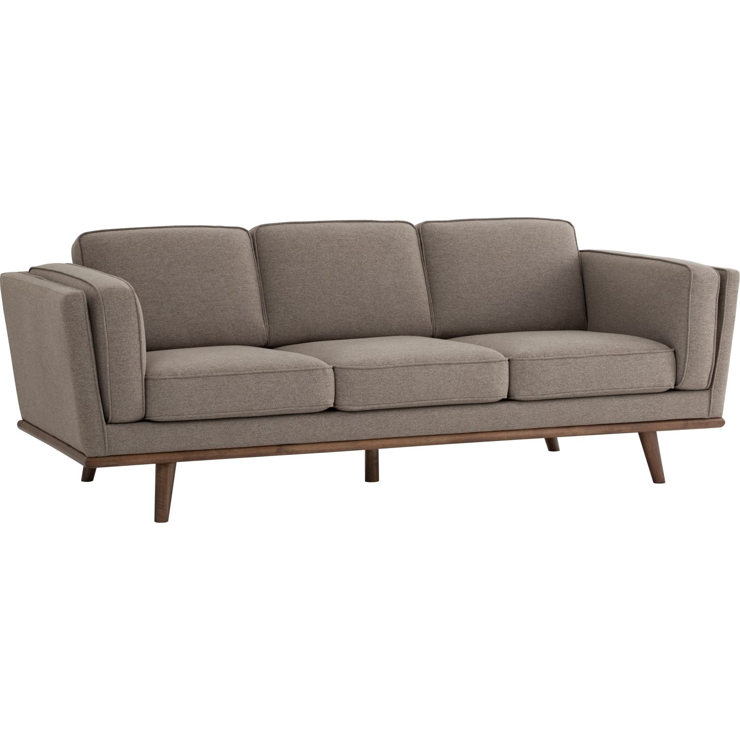 233213 Civic 3 Seater Sofa - Cocoa/Harmonic Tan