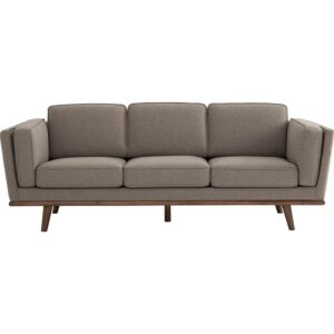 Civic 3 Seater Sofa - Cocoa/Harmonic Tan