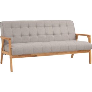 Tucson 3 Seater Sofa - Natural/Light Grey