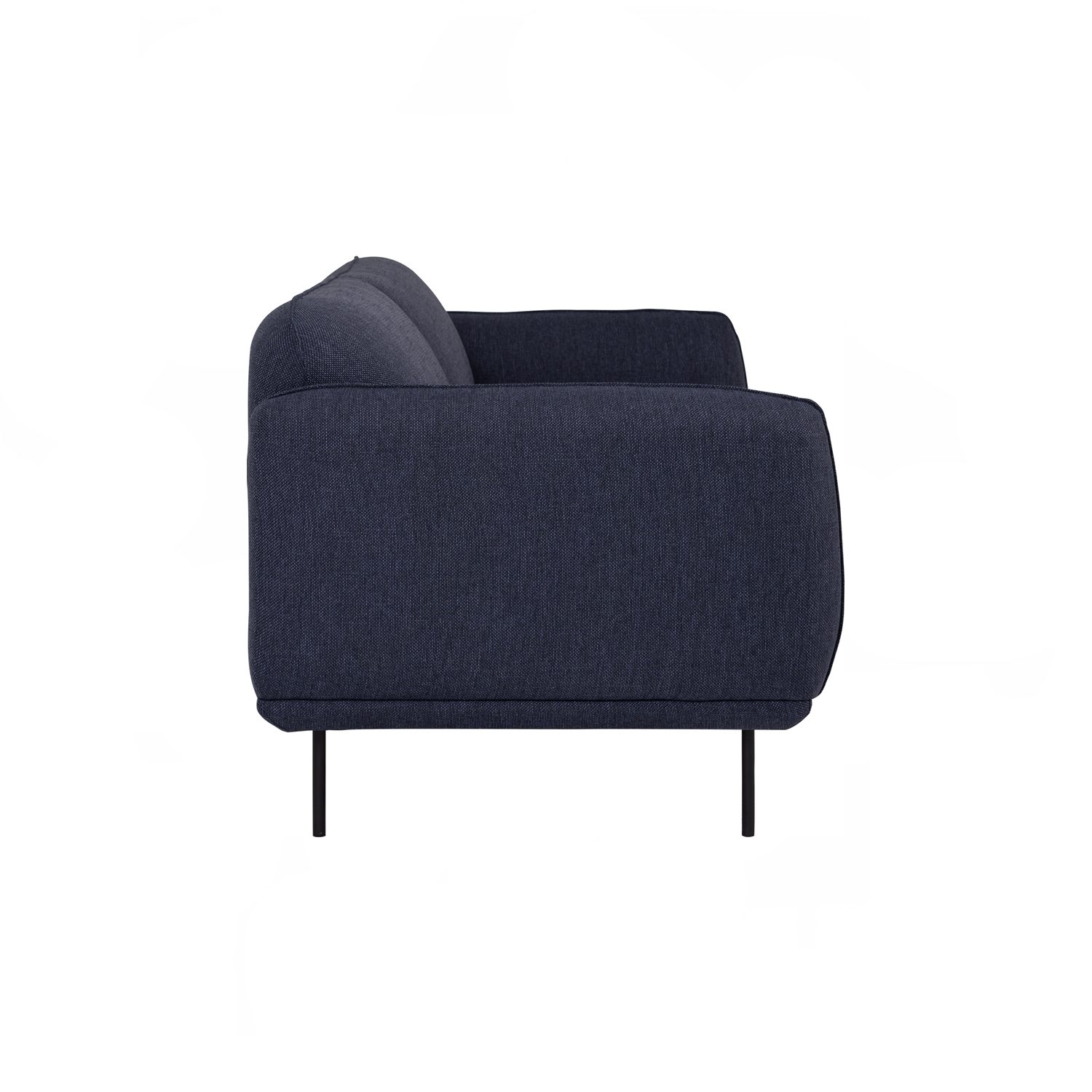 233271_2 Mira 3 Seater Sofa - Matt Black Epoxy/Midnight Blue