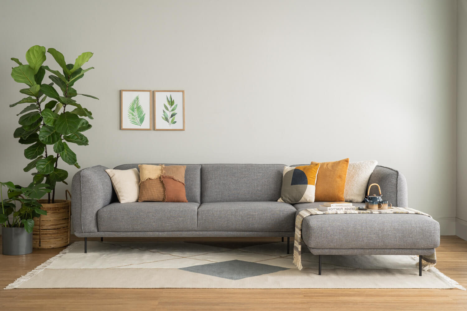 233312_s1 Mira 3 Seater With Right Chaise Pebble