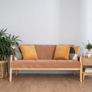 Mendo 3 Seater Sofa - Natural/Almond