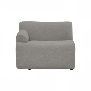 Mazel 1 Seater Right Arm Sofa - Ash Grey