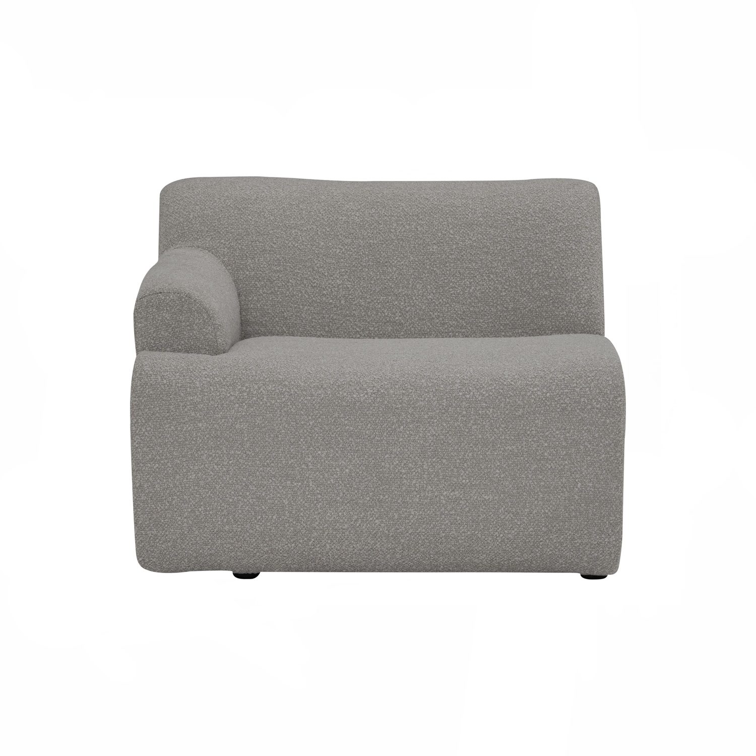 234035_1 Mazel 1 Seater Right Arm Sofa - Ash Grey
