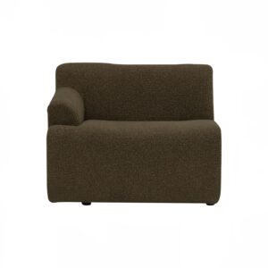 Mazel 1 Seater Right Arm Sofa - Sepia