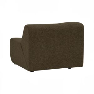 Mazel 1 Seater Right Arm Sofa - Sepia