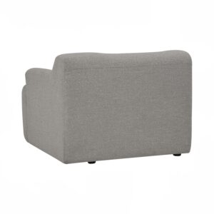 Mazel 1 Seater Left Arm Sofa - Ash Grey