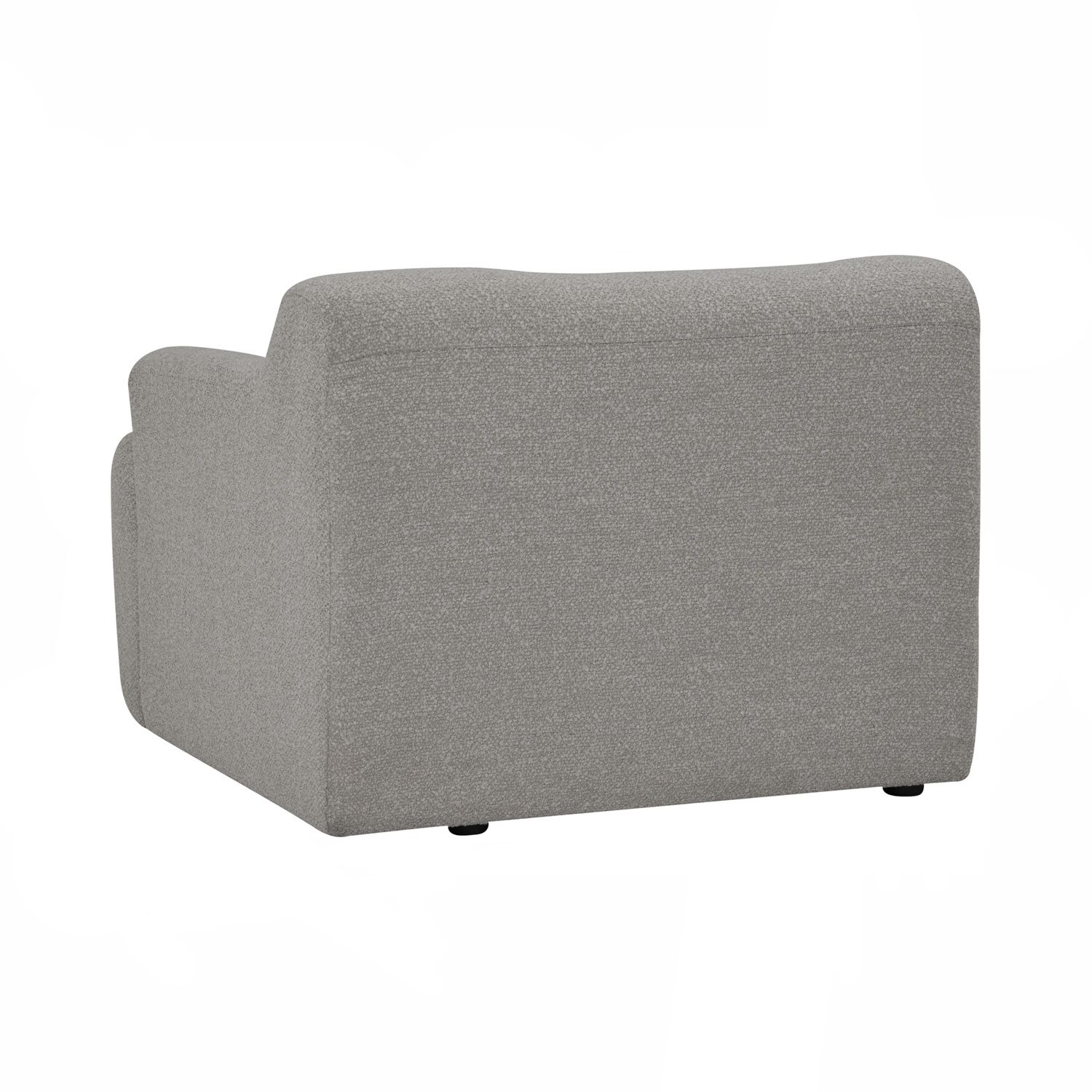 234037_2 Mazel 1 Seater Left Arm Sofa - Ash Grey