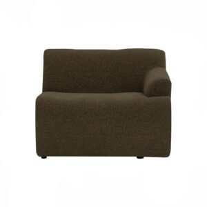 Mazel 1 Seater Left Arm Sofa - Sepia