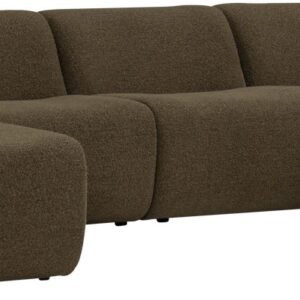 Mazel 1 Seater Left Arm Sofa - Sepia