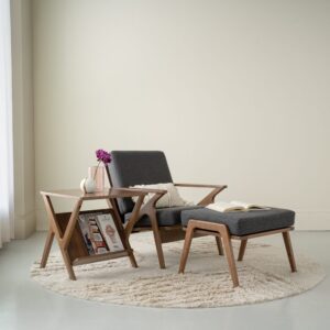 Aston Ottoman - Cocoa/Seal
