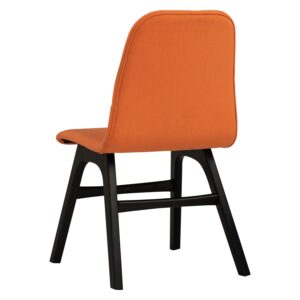Ava Dining Chair - Tangerine/Black