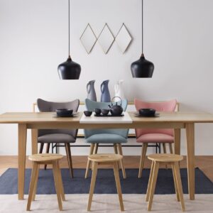 Kachina Dining Chair - Oak/Aquamarine