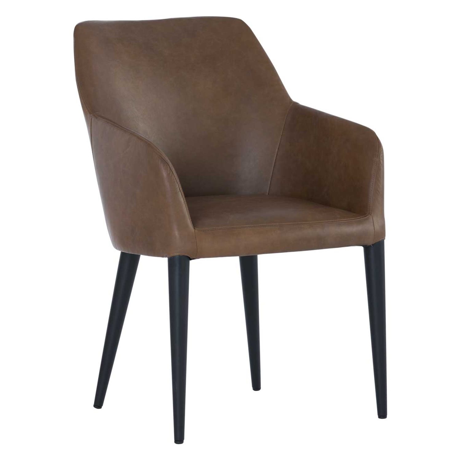 241174 Cawny Dining Chair - Black/Brown