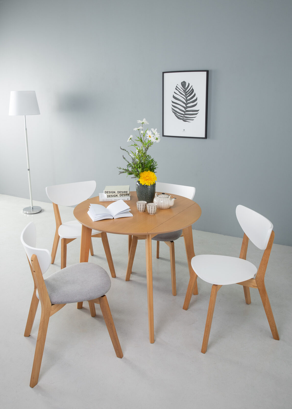 241274_s1 Naida Dining Chair - Natural/White Lacquered