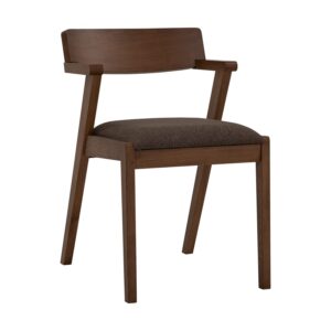 Zola Dining Chair (W50cm) - Cocoa/Chestnut