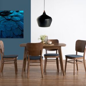 Beverly Dining Chair - Cocoa/Navy