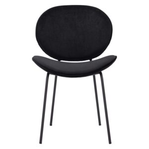 Ormer Dining Chair - Matt Black Epoxy/Black