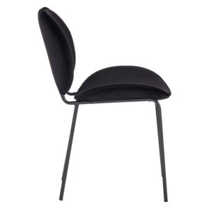 Ormer Dining Chair - Matt Black Epoxy/Black