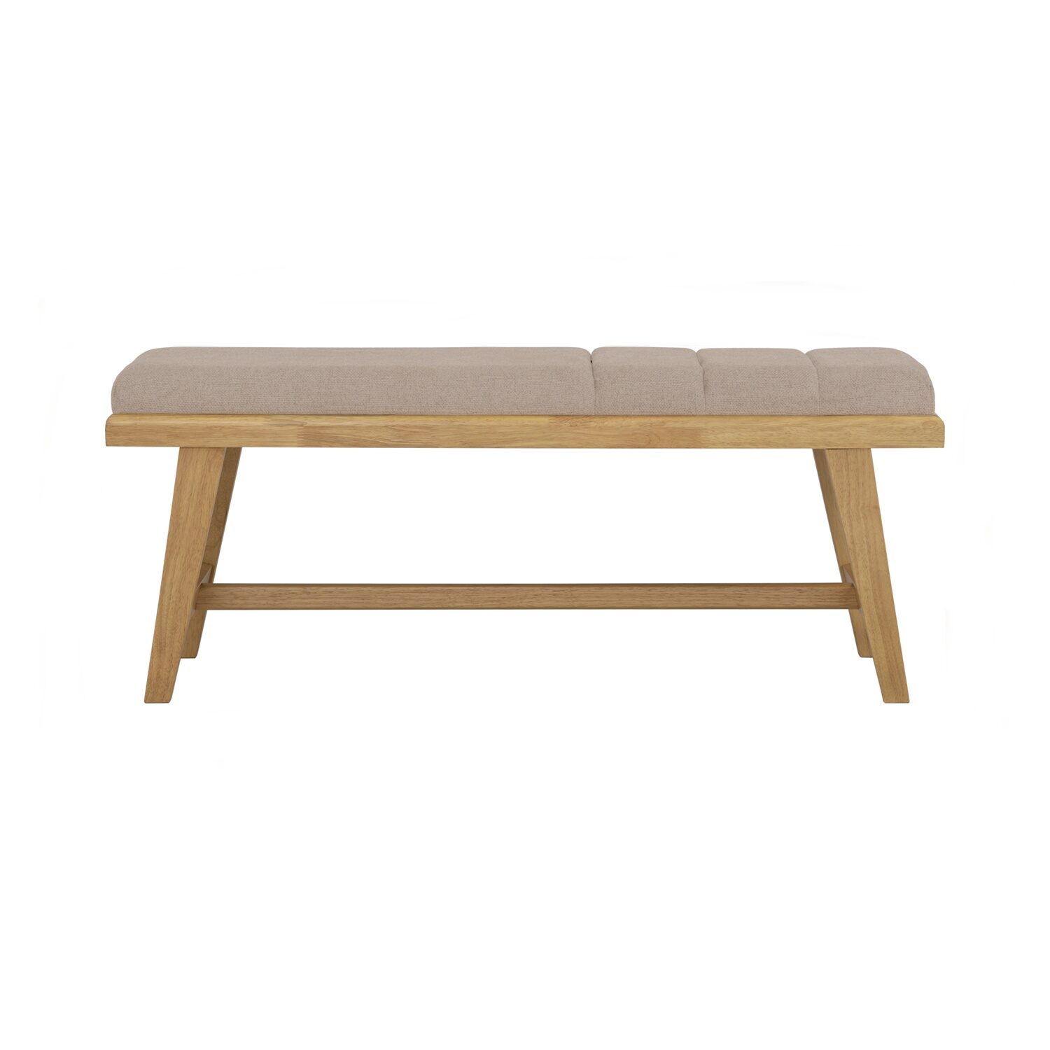 243043_1 Tomiva 1.15m Bench Chair - Natural/Beige