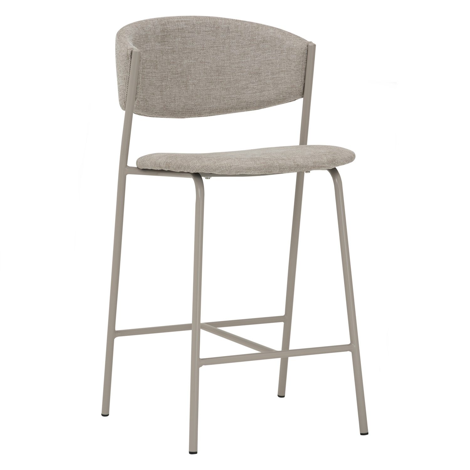 248027 Kory Counter Chair Matt Beige