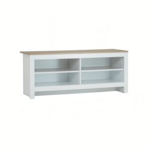 Galle 1.2m TV Cabinet White/Sonoma Oak