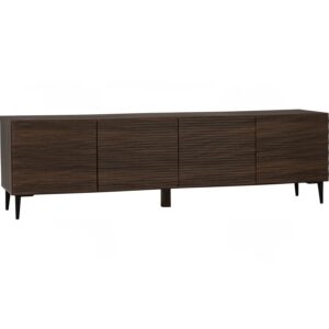 Toba 1.8m TV Cabinet Dark Walnut