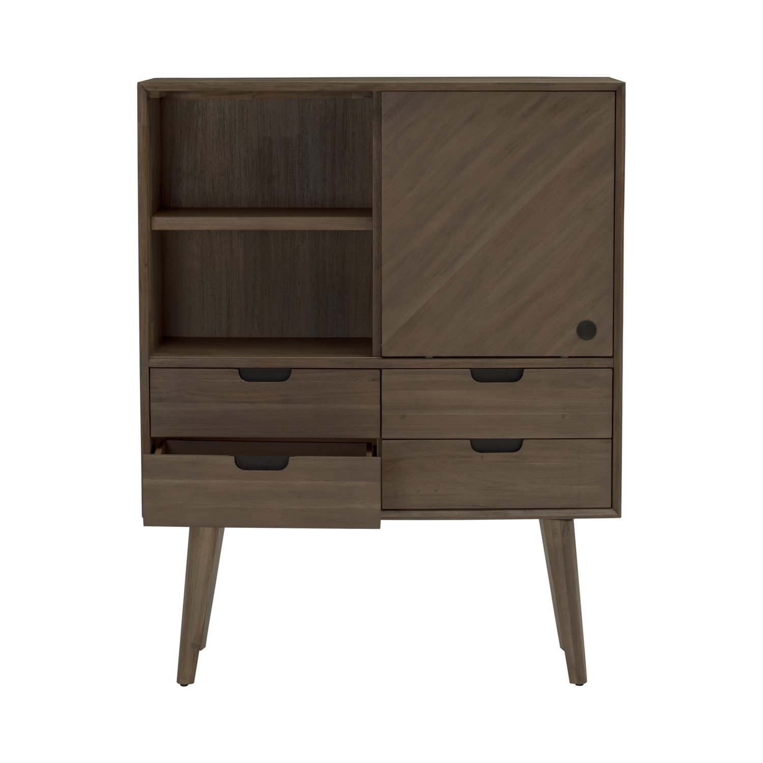 343017_2 Torrell Tall Sideboard With 4 Drawer