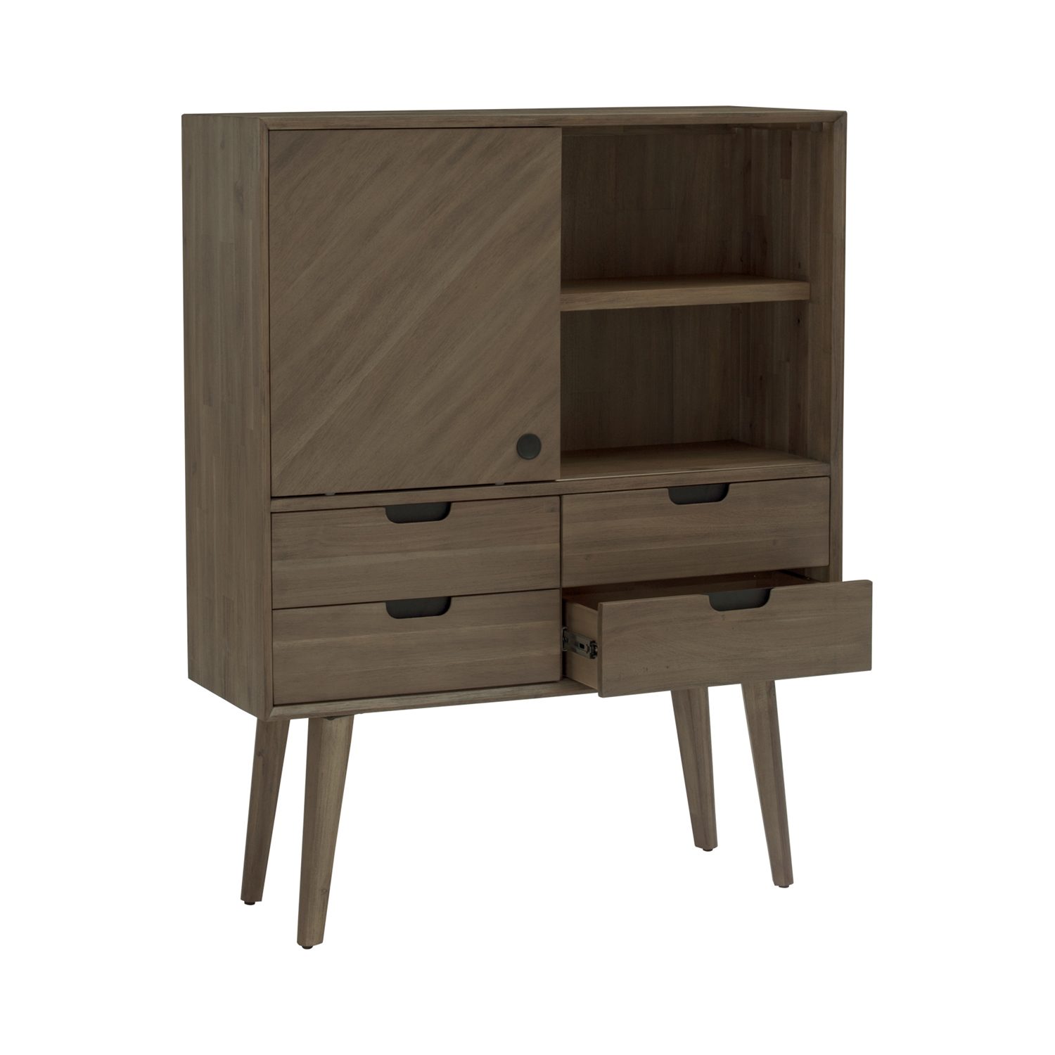 343017_3 Torrell Tall Sideboard With 4 Drawer