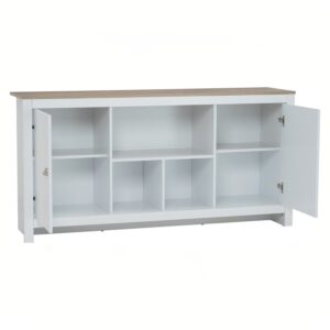 Galle 1.6m Sideboard White/Sonoma Oak