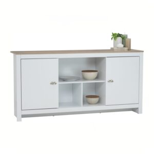Galle 1.6m Sideboard White/Sonoma Oak