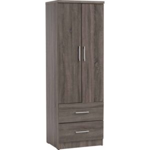 Dublin 2 Door Wardrobe Sonoma Dark
