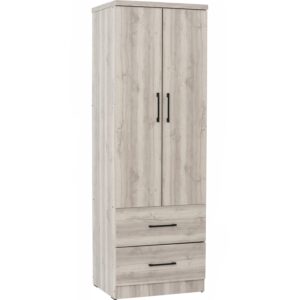 Dublin 2 Door Wardrobe Light Oak