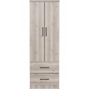 Dublin 2 Door Wardrobe Light Oak