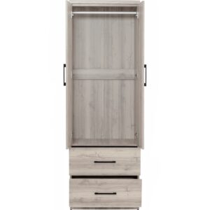 Dublin 2 Door Wardrobe Light Oak