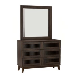 Olaine 6 Drawer Dresser With Mirror