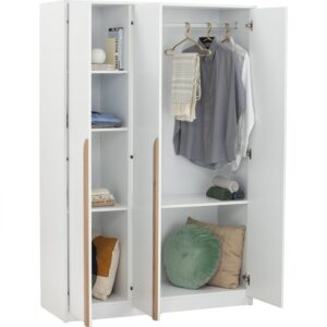 Mando 3 Door Wardrobe (W120cm)