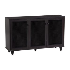Almo 3 Door Shoe Cabinet (W112 x D30 x H68cm)